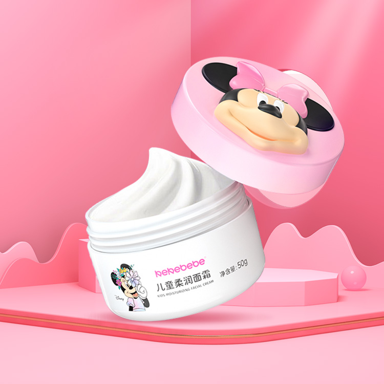 kekebebe 迪士尼奇妙系列儿童保湿面霜50g （米妮） 36.5元 定金0.5元 余款饭卡支付  2001778