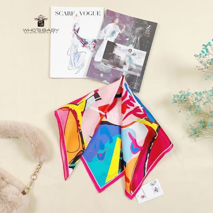 湖丝宝贝-小方巾 55*55CM