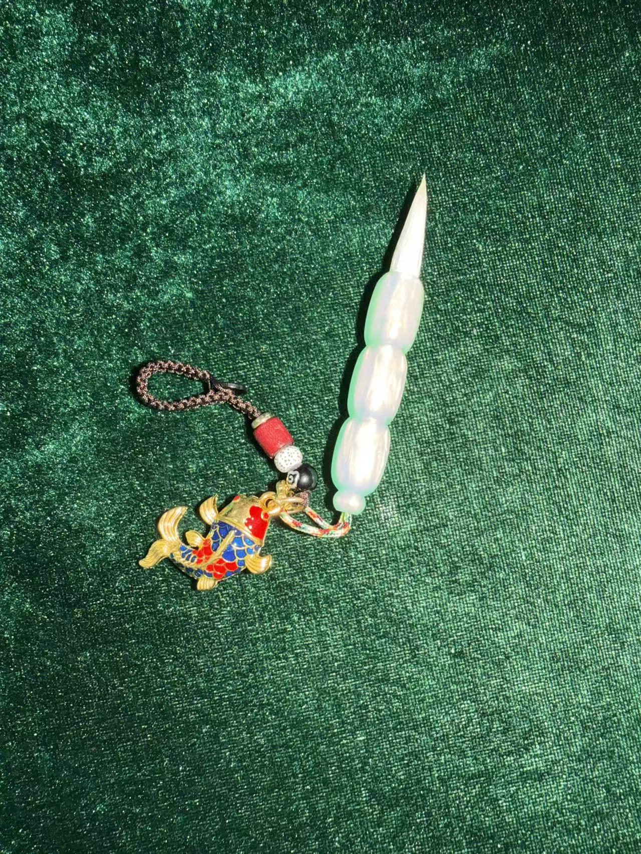 湖笔 柿柿如意挂件